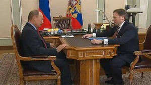 Борис Титов на приеме у Президента Путина в марте 2013 г.